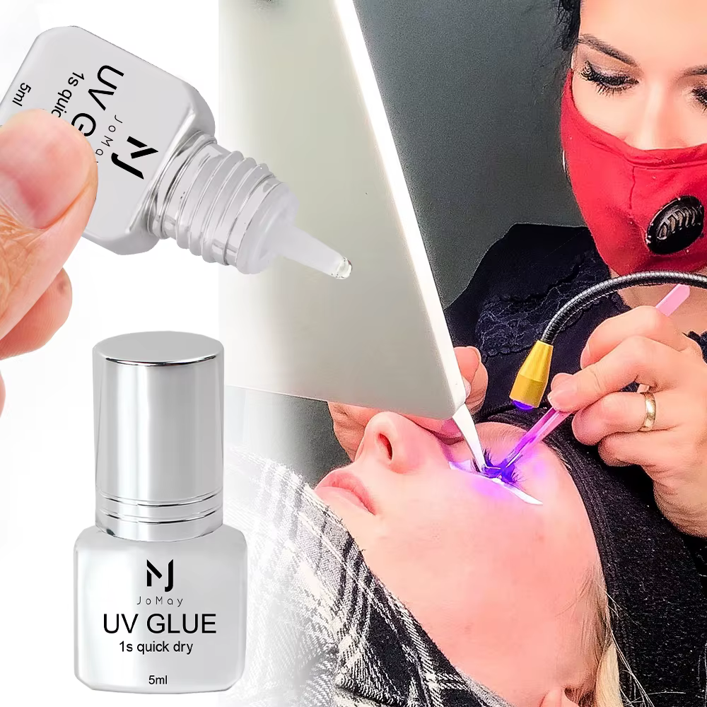 JOMAY colle UV colle à cils Extra forte colle à cils fournitures d'extension colle UV 5ML adhésif ét