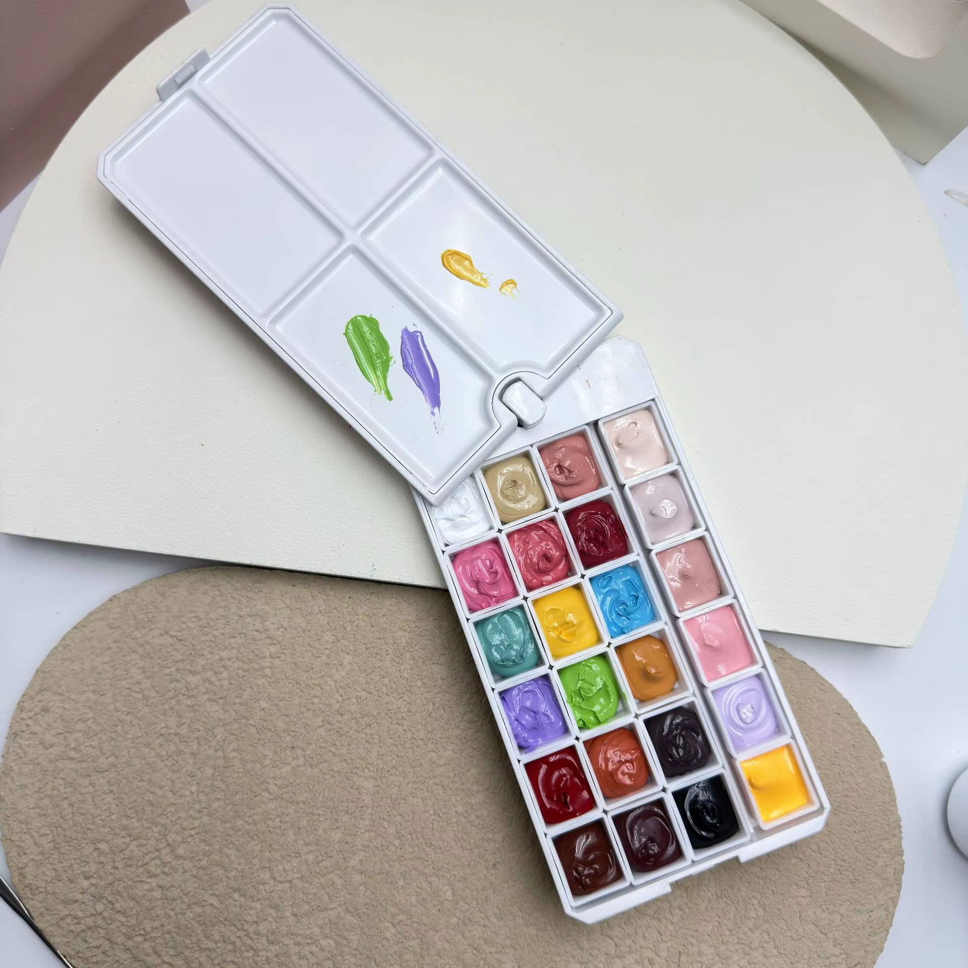 Vernis à ongles gel 24 couleurs pour peinture par tapotement, 4 en 1, pour transfert de motifs franç