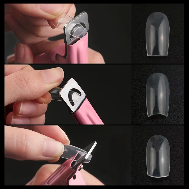 Pince à faux-ongles en acrylique, type spécial U Word Cut, outils de manucure