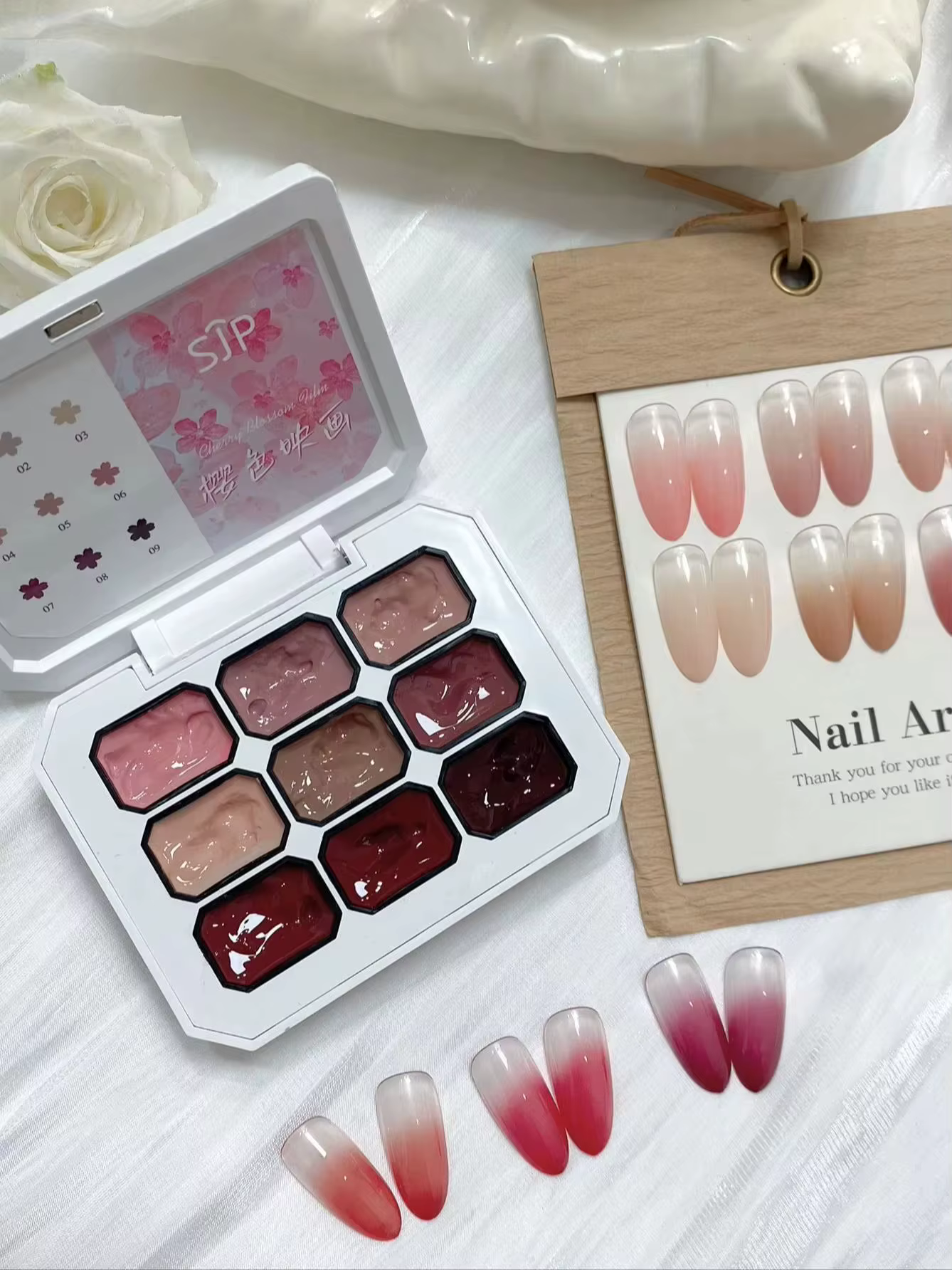 9 couleurs peinture gel vernis à ongles nu rose peinture gel tache en conserve haute saturation popu