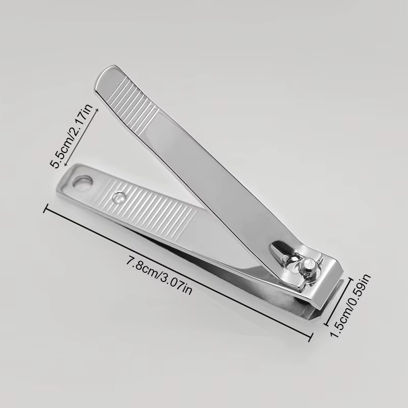 Coupe-ongles professionnel en métal, coupe-ongles avec lime à ongles, outils de manucure tranchants