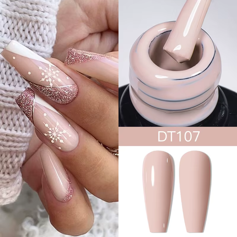 MEET ACROSS 7ml vernis à ongles à paillettes scintillantes Semi Permanent rouge argent réfléchissant