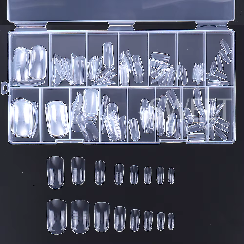 Ensemble de formes d'ongles à double système, Extension acrylique, faux ongles, formes supérieures p