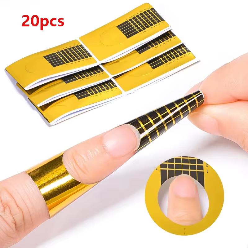 1 paquet de pointes de manucure française, Extension de Gel Uv acrylique, autocollants de Gel de con
