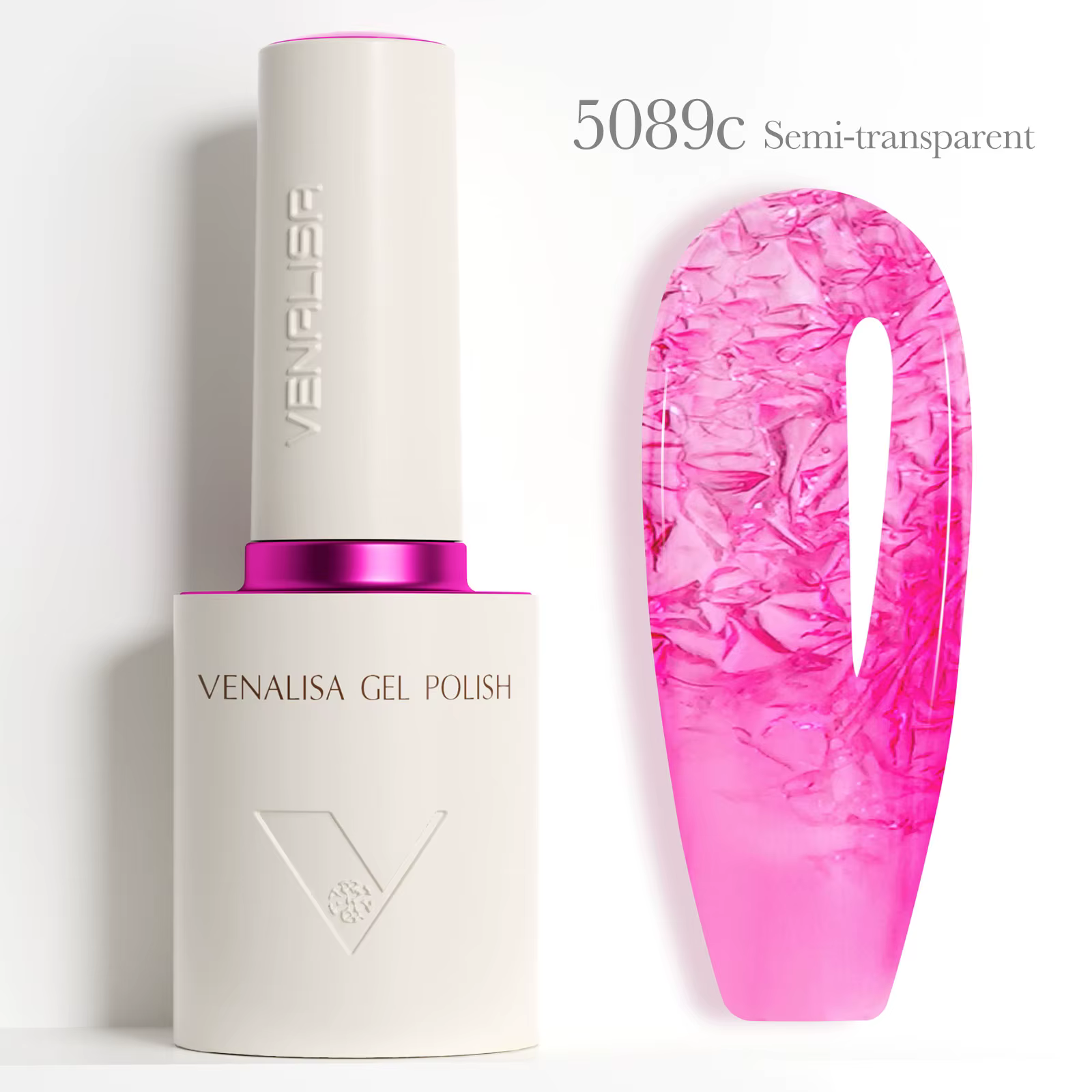 VENALISA 10ml vernis à ongles été ongles gelée couleur Semi Transparent nouvelle formule végétalienn