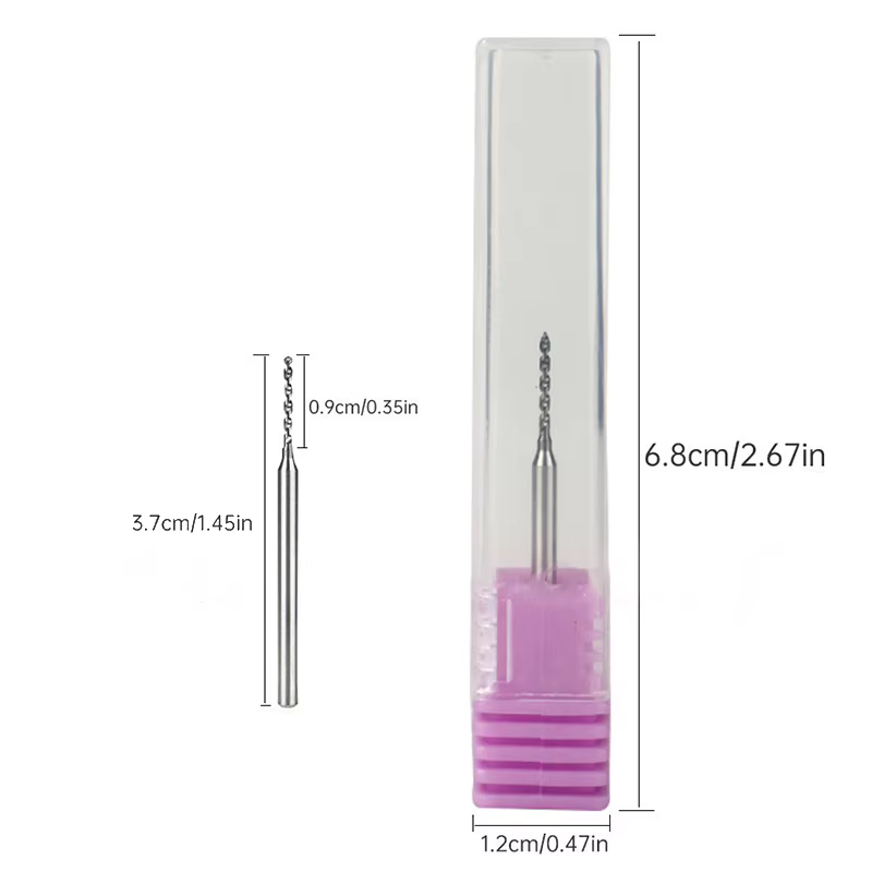 Tête de meulage de Perforation des ongles, forets à ongles en acier au tungstène, outil de manucure,