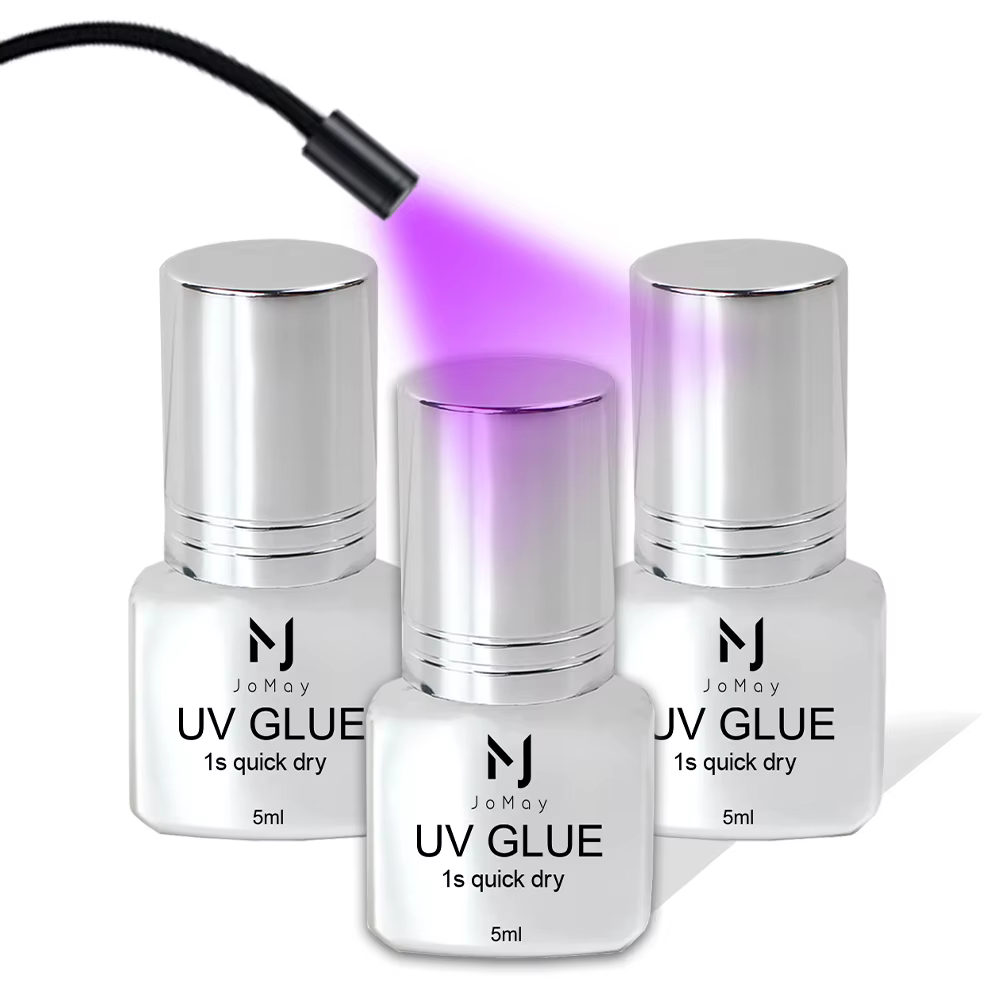 JOMAY colle UV colle à cils Extra forte colle à cils fournitures d'extension colle UV 5ML adhésif ét