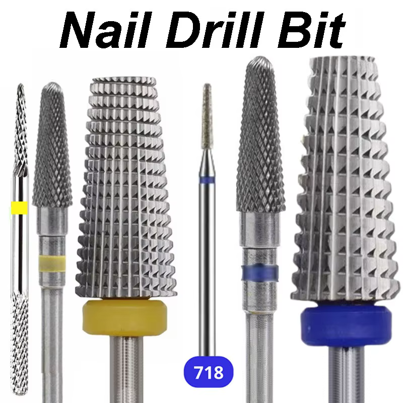1 pièce/3 pièces en acier au tungstène de qualité professionnelle avec foret à ongles en diamant emb