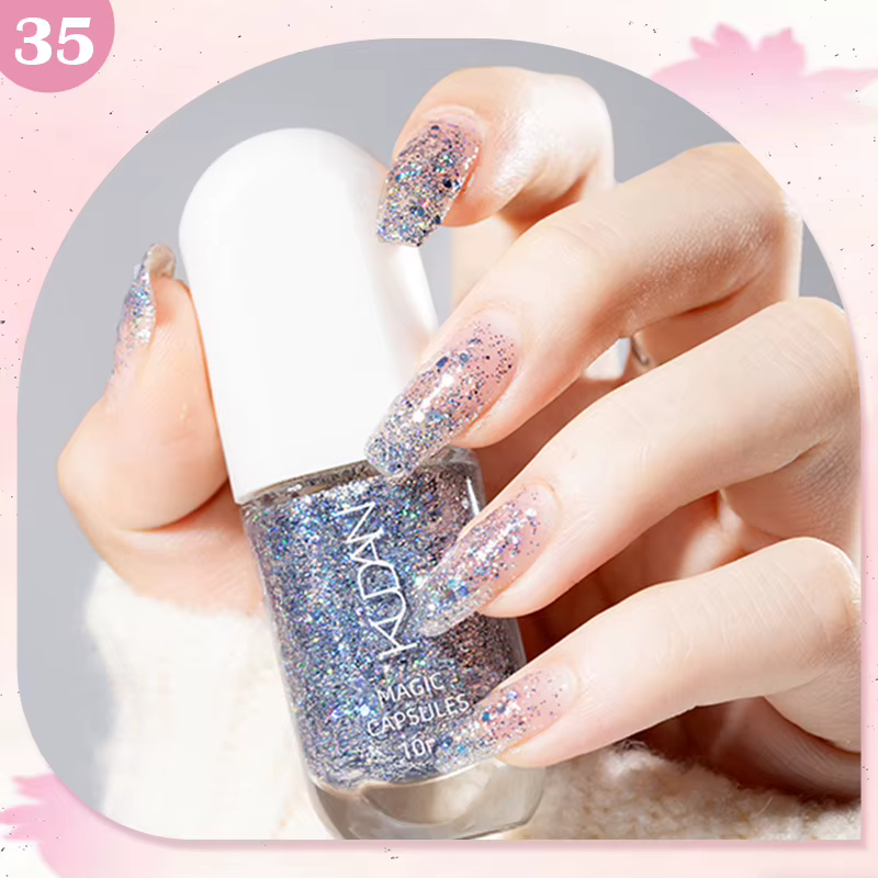 Vernis à ongles pelable à base d'eau, 40 couleurs, longue durée, séchage rapide, pas besoin de lampe