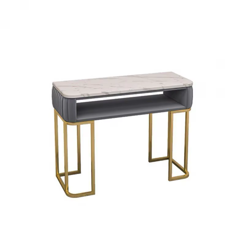 Tables de manucure professionnelles doubles, meubles de Salon, Table de manucure design avec aspirat