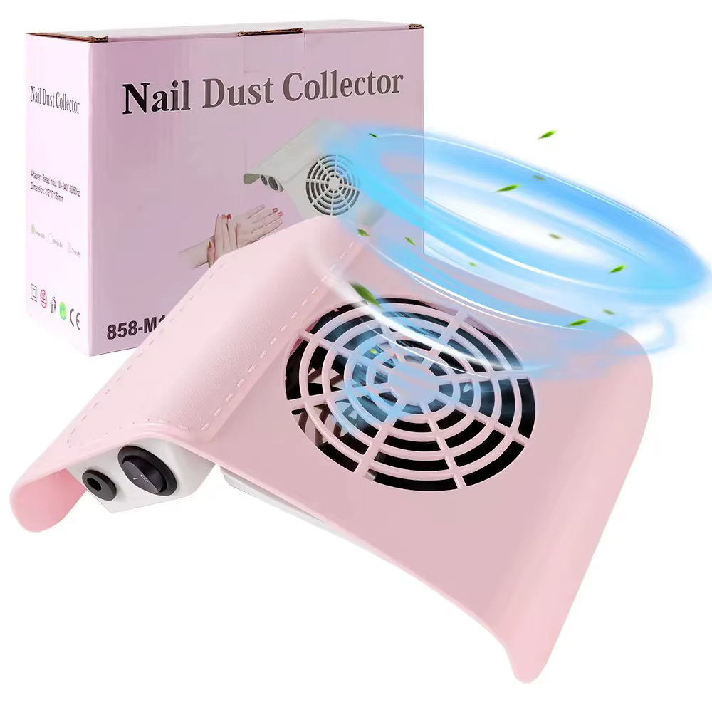 Aspirateur collecteur de poussière d'ongles professionnel-extracteur de poussière de manucure à faib