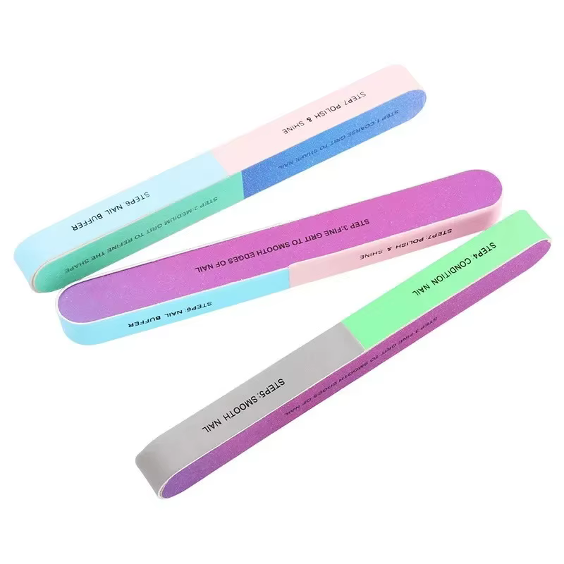 1/3/5 pièces tampon de vernis à ongles Nail Art limes de ponçage bloc tampon manucure pédicure outil