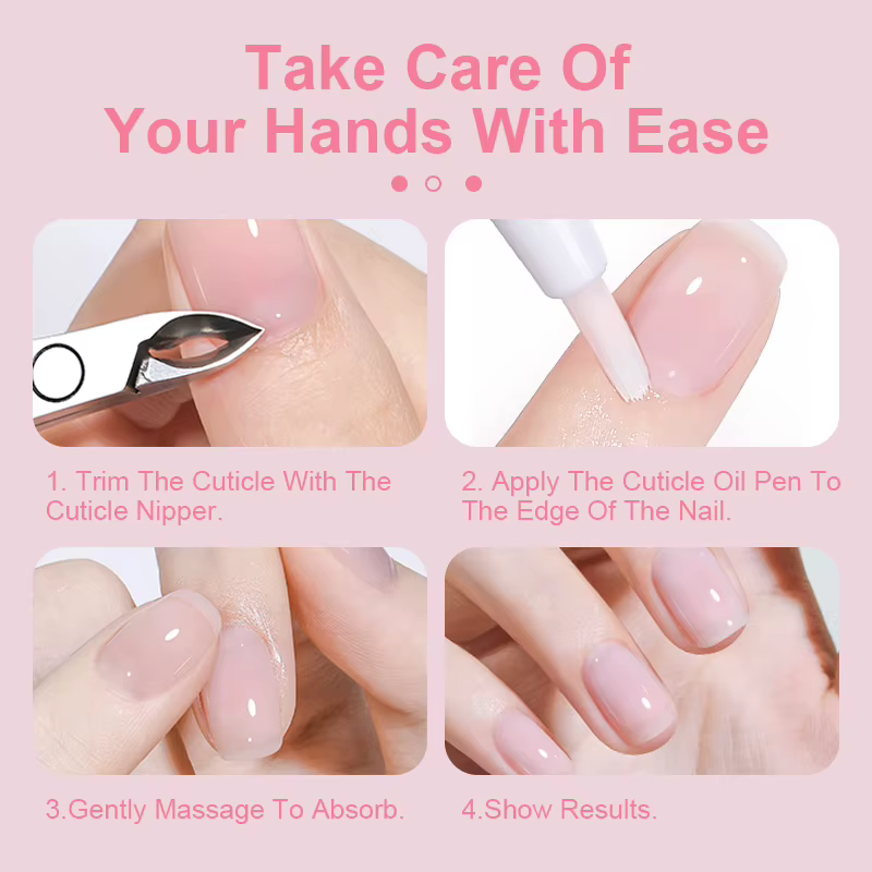 40 pièces stylo à huile pour cuticules d'ongle 15 stylo à huile nourrissant pour odeur traitement de