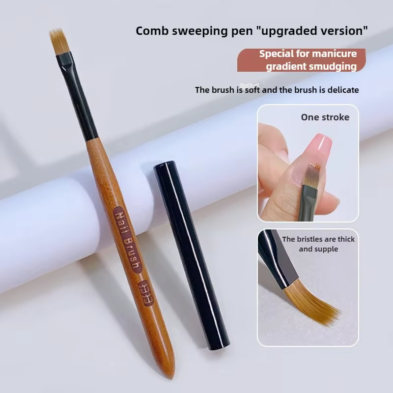 Pinceau dégradé pour Nail Art, stylo ombré en acrylique, bricolage, pinceaux pour Gel UV, peinture,