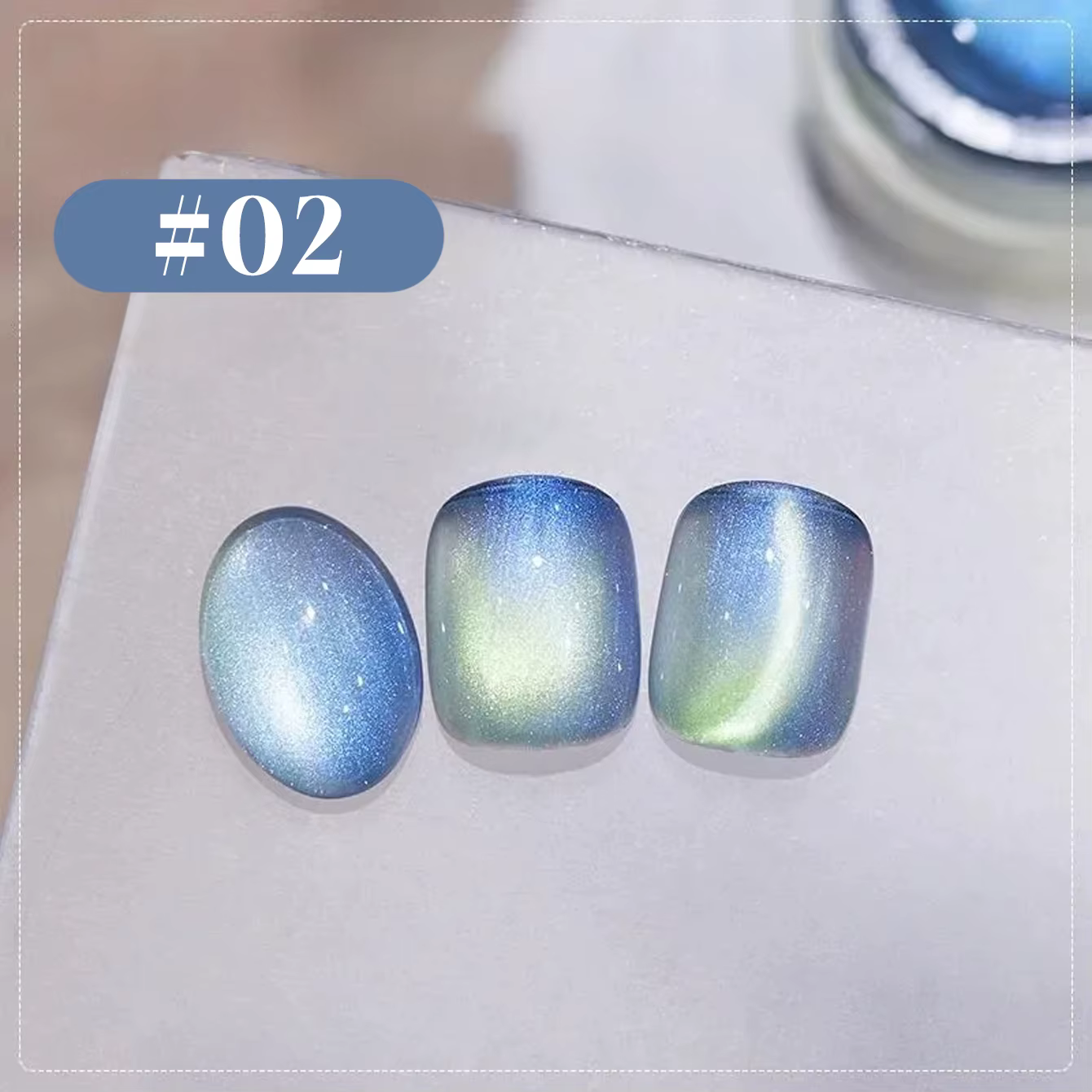 TC 10ML Aurora nuit cristal oeil de chat Gel Internet rouge presse sur les ongles glace Transparent