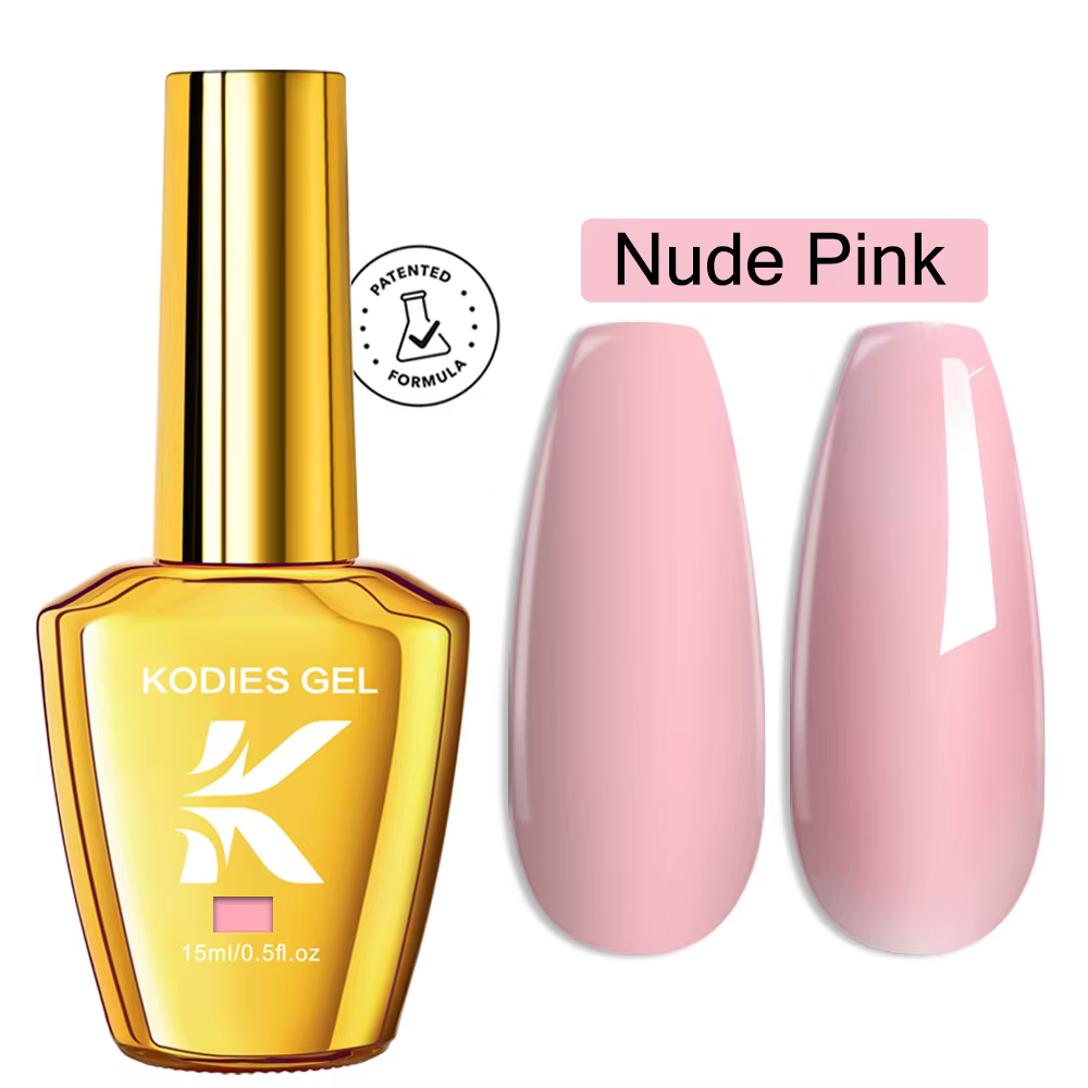 KODIES GEL-Verhéritage à Ongles Gel UV Semi-Continu, Laque de Peinture Manucure Longue Tenue, Rouge 