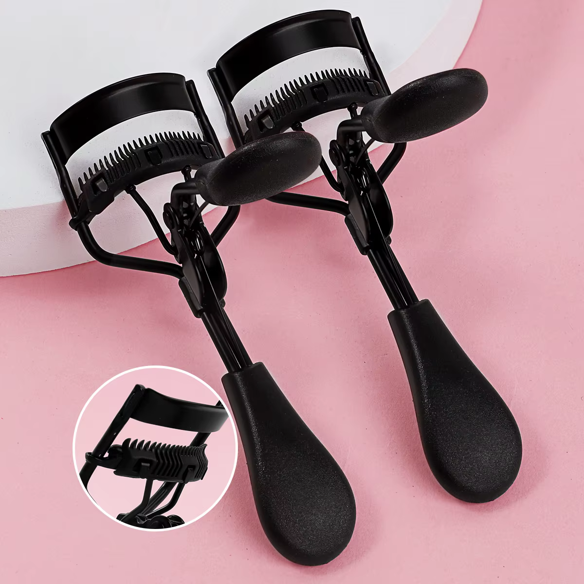 2 recourbe-cils à peigne classique avec une variété de couleurs au choix, artefact durable pour reco