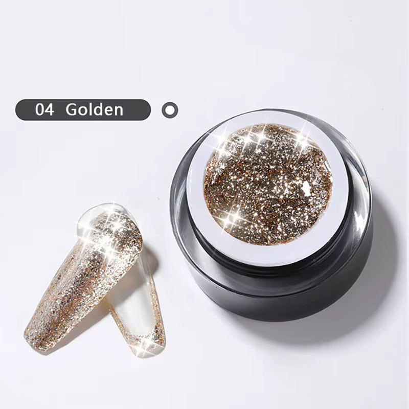 Vendeeni 4 couleurs vernis à ongles Gel haute Flash hybride paillettes UV vernis Gel brillant platin