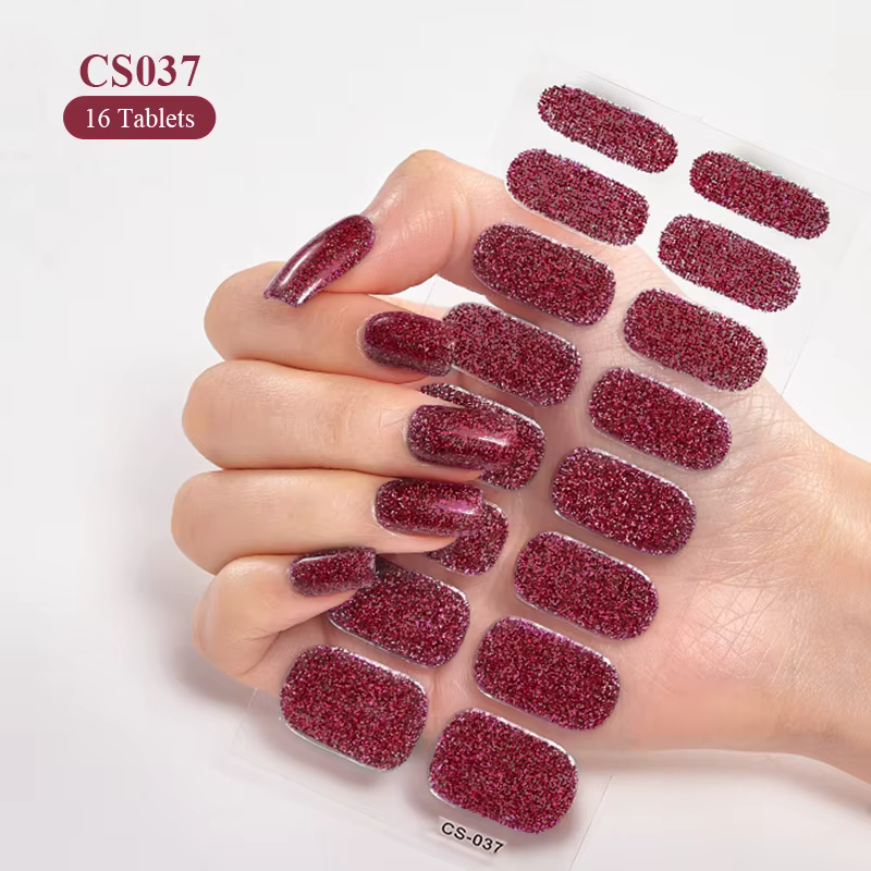Autocollants pour ongles à couverture complète, vernis à ongles à la mode, décoration des ongles, pa