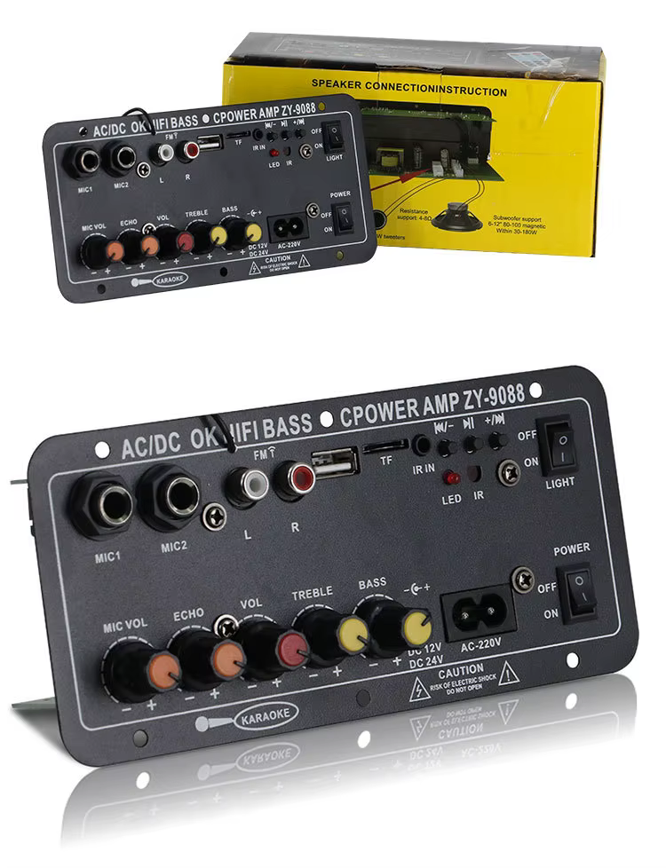 Carte amplificateur Audio voiture extérieure bricolage Audio karaoké Bluetooth amplificateur caisson