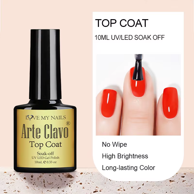 Vernis Gel mat pour couche de finition, 10ML, fonction mate, scellant Semi-Permanent, vernis à tremp
