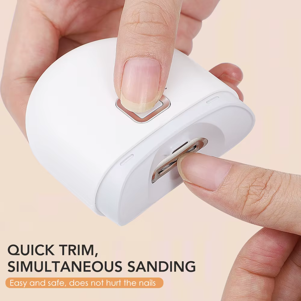 Coupe-ongles électrique automatique avec coupe-ongles léger, manucure pour soins de bébé, ciseaux po