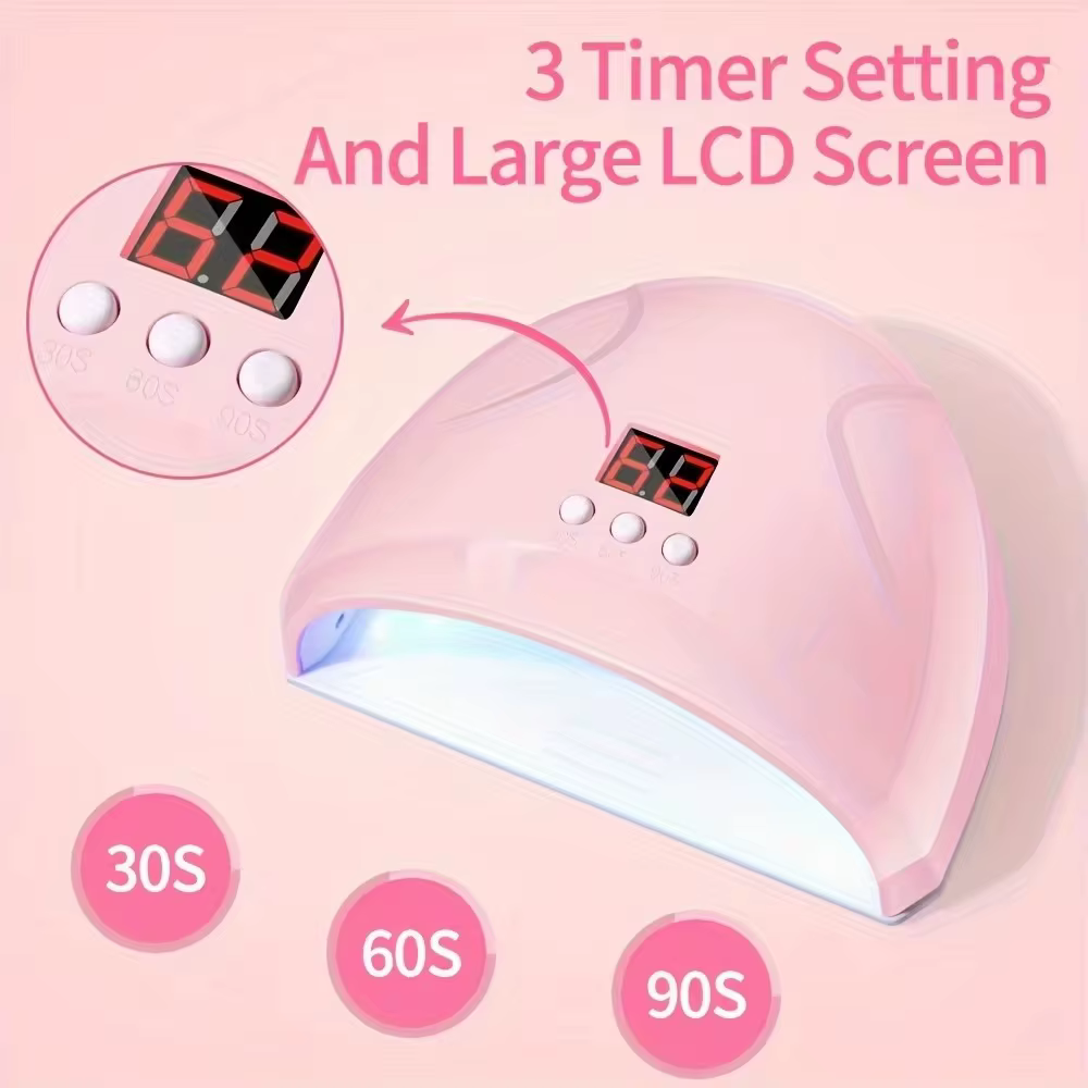 LINMANDA professionnel USB électrique perceuse à ongles Kit de lime de vernis avec UV LED lampe à on
