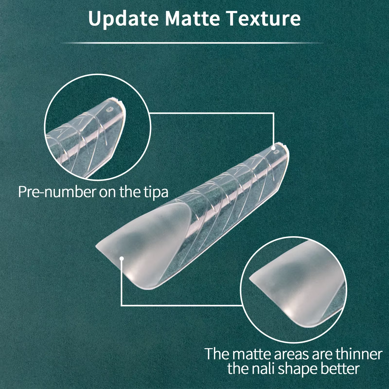 Nailpop Duet System ensemble double forme pour manucure manucure française carré amande réutilisatio