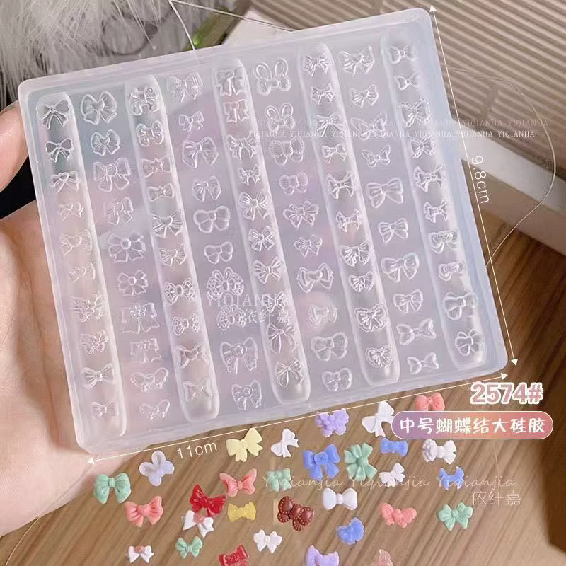 Moules 3D en Silicone pour Nail Art, classique Hello Kitty My Melody Pochacco, modèle de sculpture, 