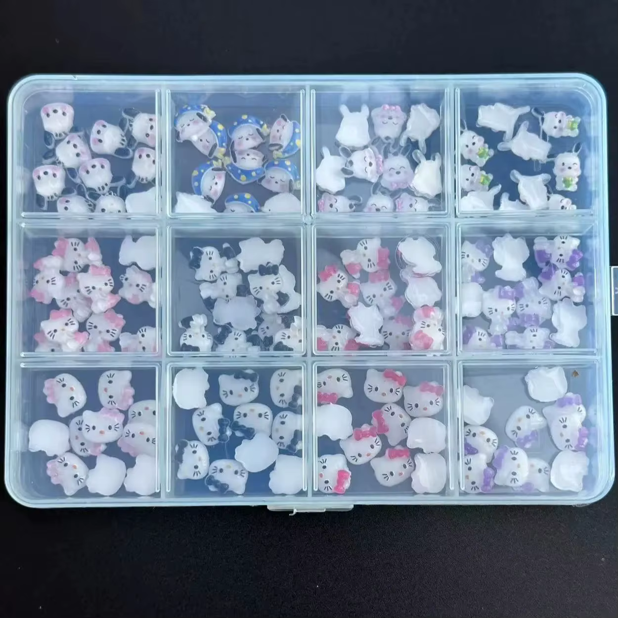 120 pièces/70 pièces Kawaii Sanrio Mini accessoires de Nail Art autocollants HelloKitty bricolage co