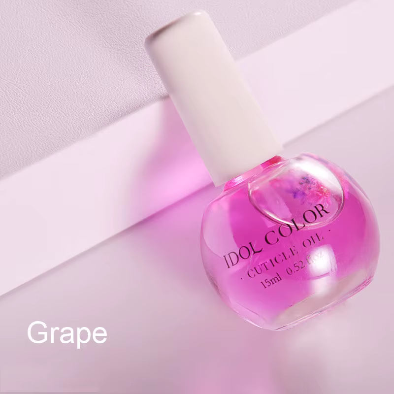 Huile nutritionnelle pour ongles, 15ml, senteurs sucrées, fleur séchée, design nail art, soin des on