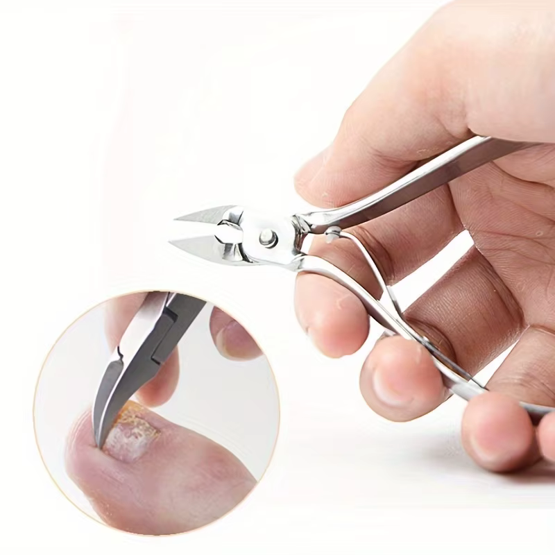 Pince à cuticules Durable en acier inoxydable, pour manucure et pédicure, coupe-cuticules, dissolvan
