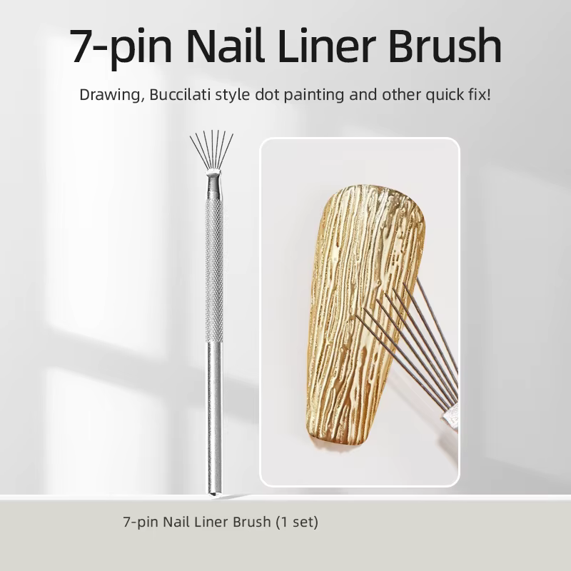 RSNAIL Nail Art Styling brosse rayure Liner brosses conception multifonctionnelle brosse à ongles po