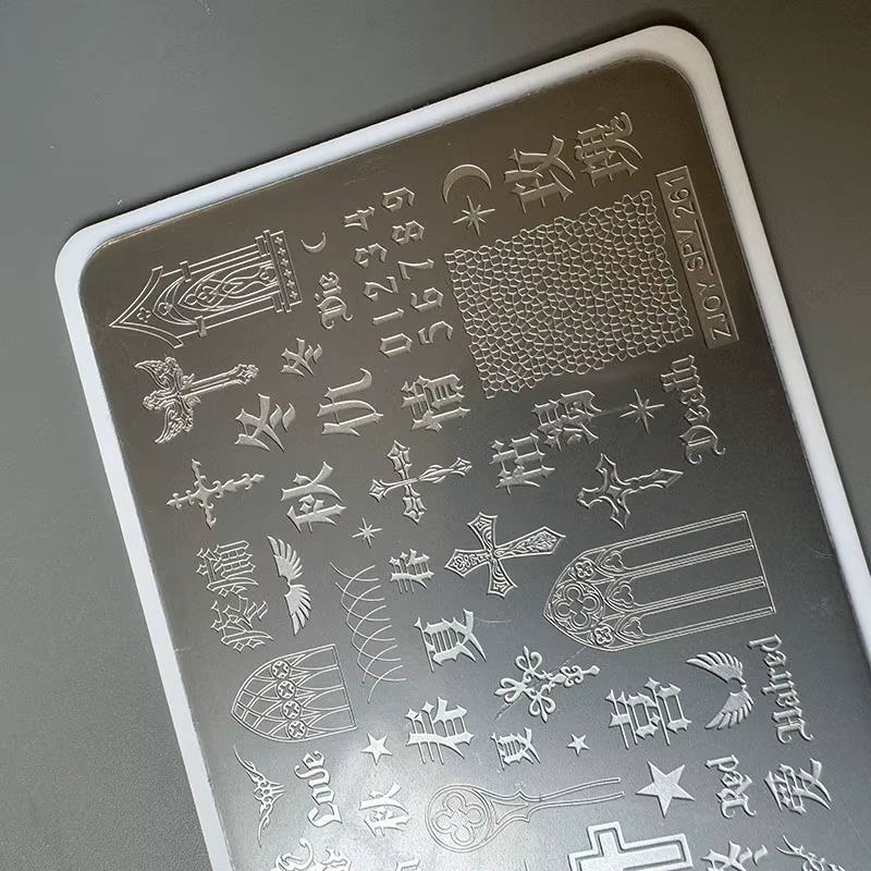 XMQ STAMPING NAIL PLATES CRUCIFIX TEMPLATES HALLOWEEN IMAGEPLATE