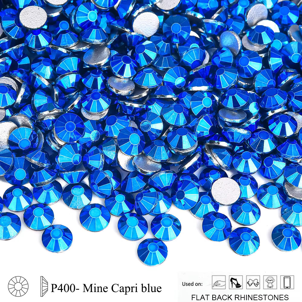 Oleeya – Strass en cristal de verre de haute qualité, nouvelles couleurs de Mine, paillettes, pierre