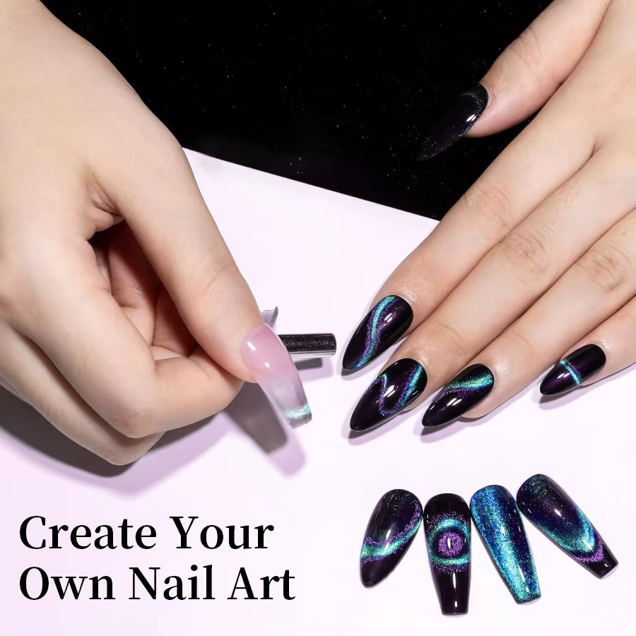 RSNAIL 9g Galaxy oeil de chat Gel vernis à ongles amélioré Gel magnétique scintillant paillettes Sem