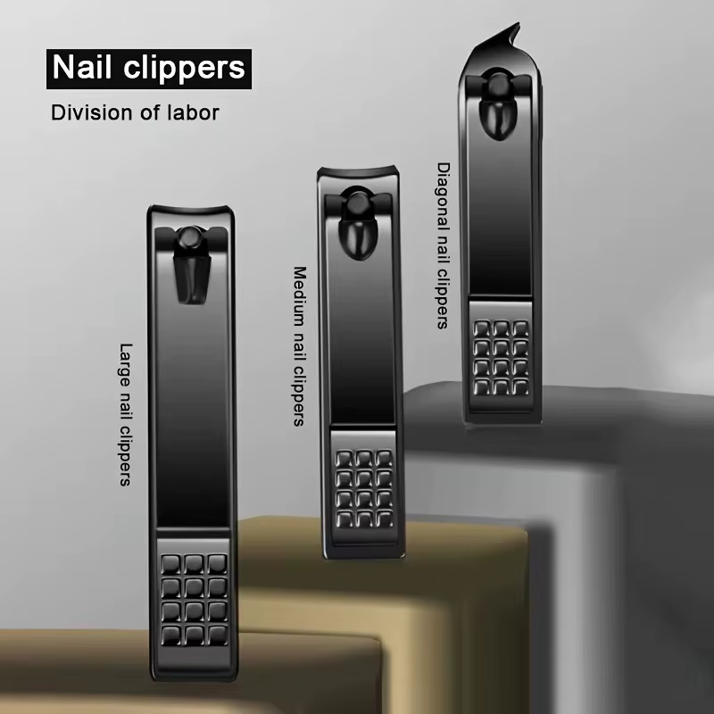 Ensemble professionnel de manucure 7/8/10/12/15/24 pièces, kit de coupe-ongles en acier inoxydable p