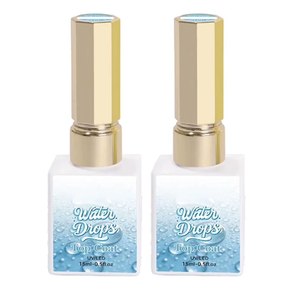 Gel de polissage pour ongles Raindrop, 2 pièces/ensemble, gel de finition effet goutte d'eau, gel UV