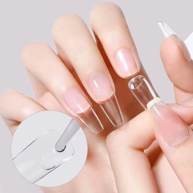 Ensemble de colle à ongles Super forte pour faux ongles, en acrylique, à pression, décoration artist