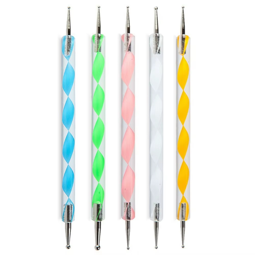 Kit professionnel de nail art : complet avec pinceaux, stylos à points, supports et outils essentiel