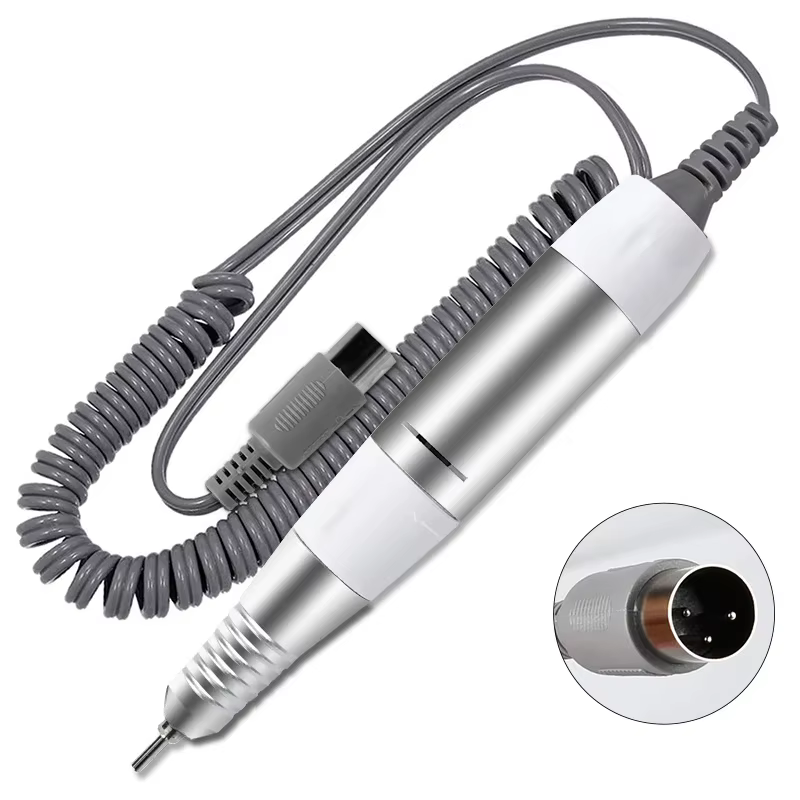 Stylo perceuse à ongles électrique, poignée de lime, machine à polir, outil de manucure et de pédicu