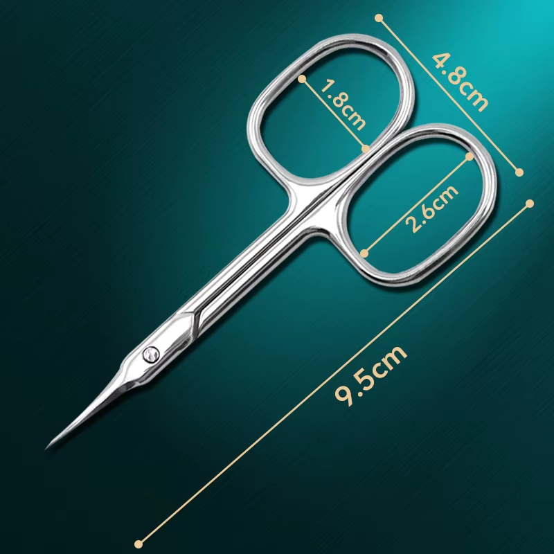 Ciseaux de Manucure Russe en Acier Inoxydable, Pointe Incurvée, Coupe, Pédicure, Toilettage, Profess