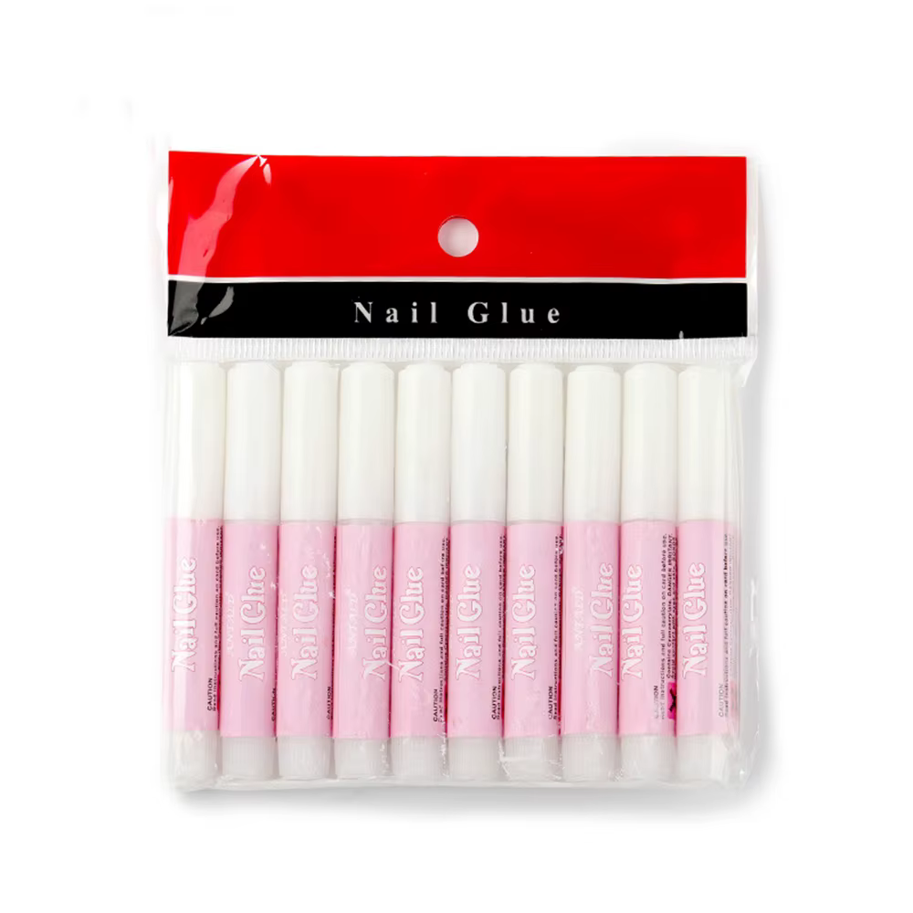 Colle acrylique pour faux ongles, 2g, séchage rapide, pâte Gel collant, décorations de bijoux, colle