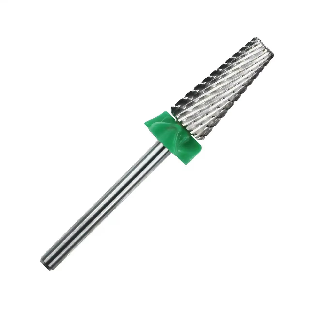 Foret à ongles 5 en 1 en carbure de tungstène, forme conique, coupe droite, pour Gel acrylique, Mach