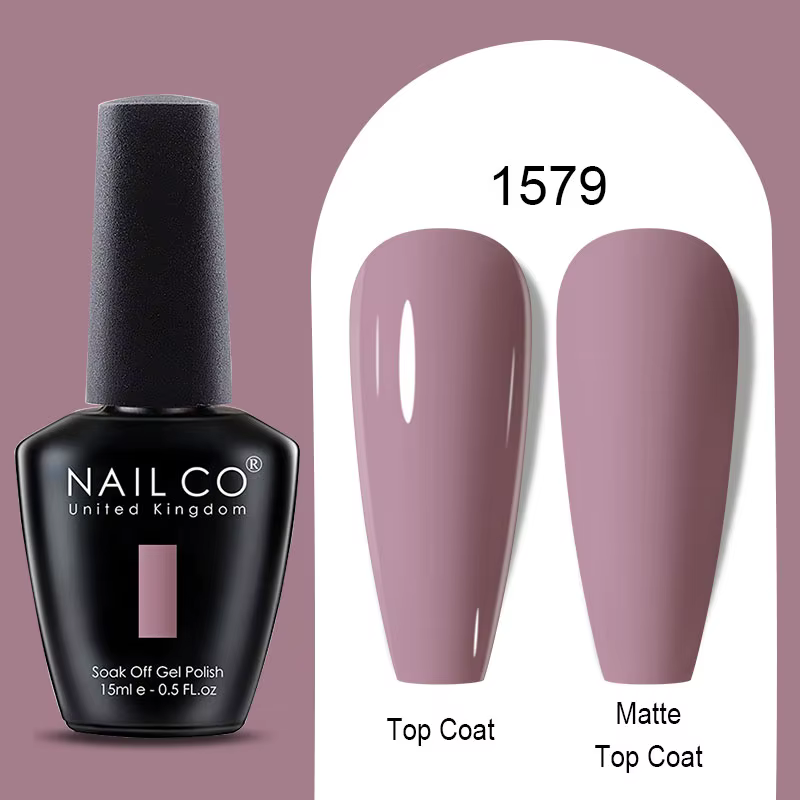NAILCO-Verhéritage à Ongles Gel Semi-Continu, Verhéritage Gel Soak Off, Couverture Complète, Super B