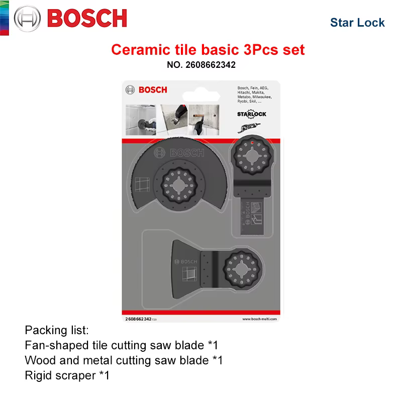 Bosch Starlock lame de scie oscillante lames multi-outils oscillantes ensemble d'accessoires pour Bo