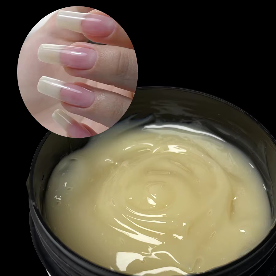 Jillnails 100g Gel de gelée naturelle constructeur ongles Extension clair ongles sculpter caoutchouc