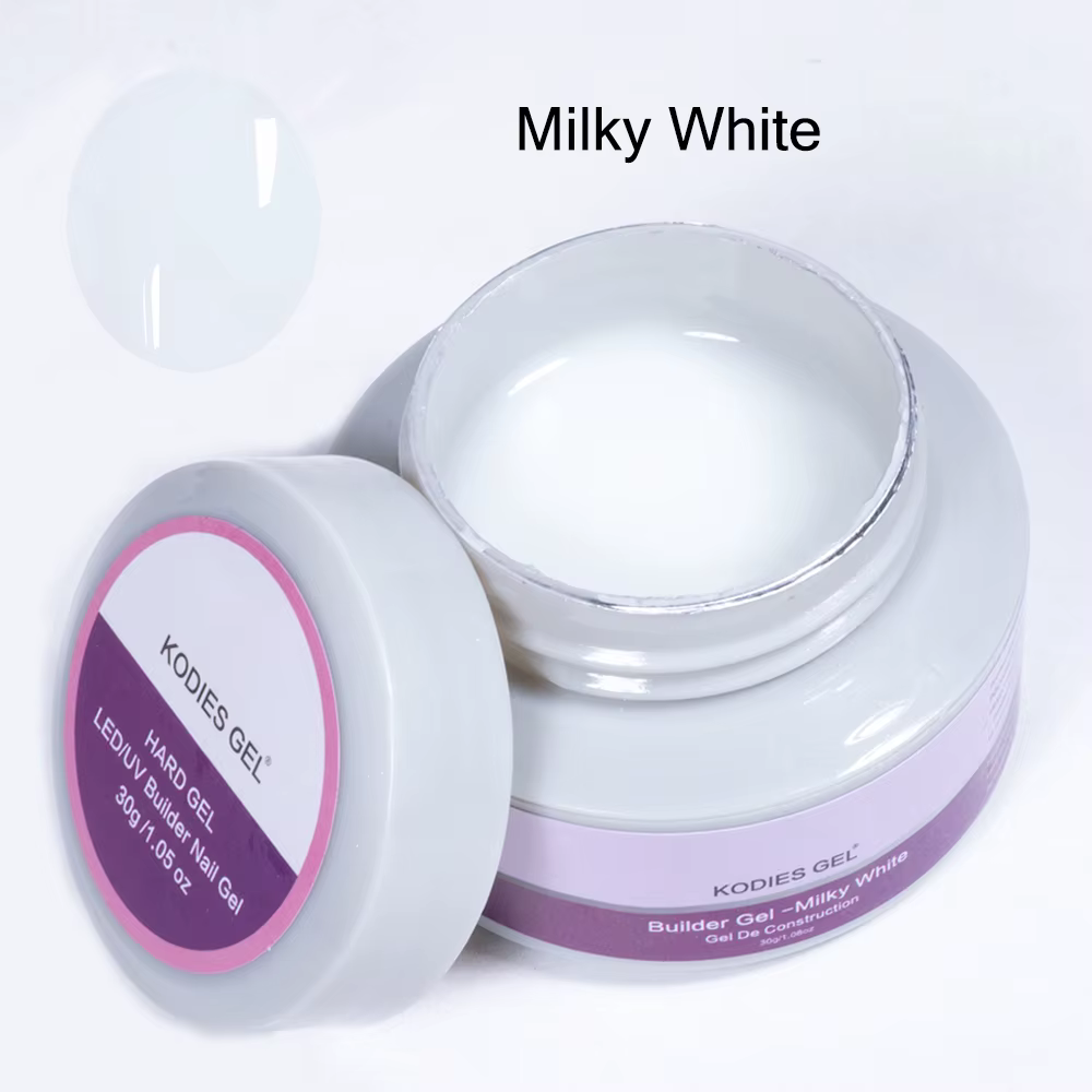 KODIES GEL 30g constructeur Extension Gel pour ongles pour clair blanc rose Construction UV dur Gell