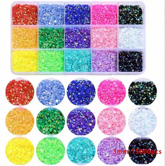 Kit Éblouissant : Couleurs Vibrantes pour le Nail Art, les Projets DIY, les Vêtements, les Chaussure