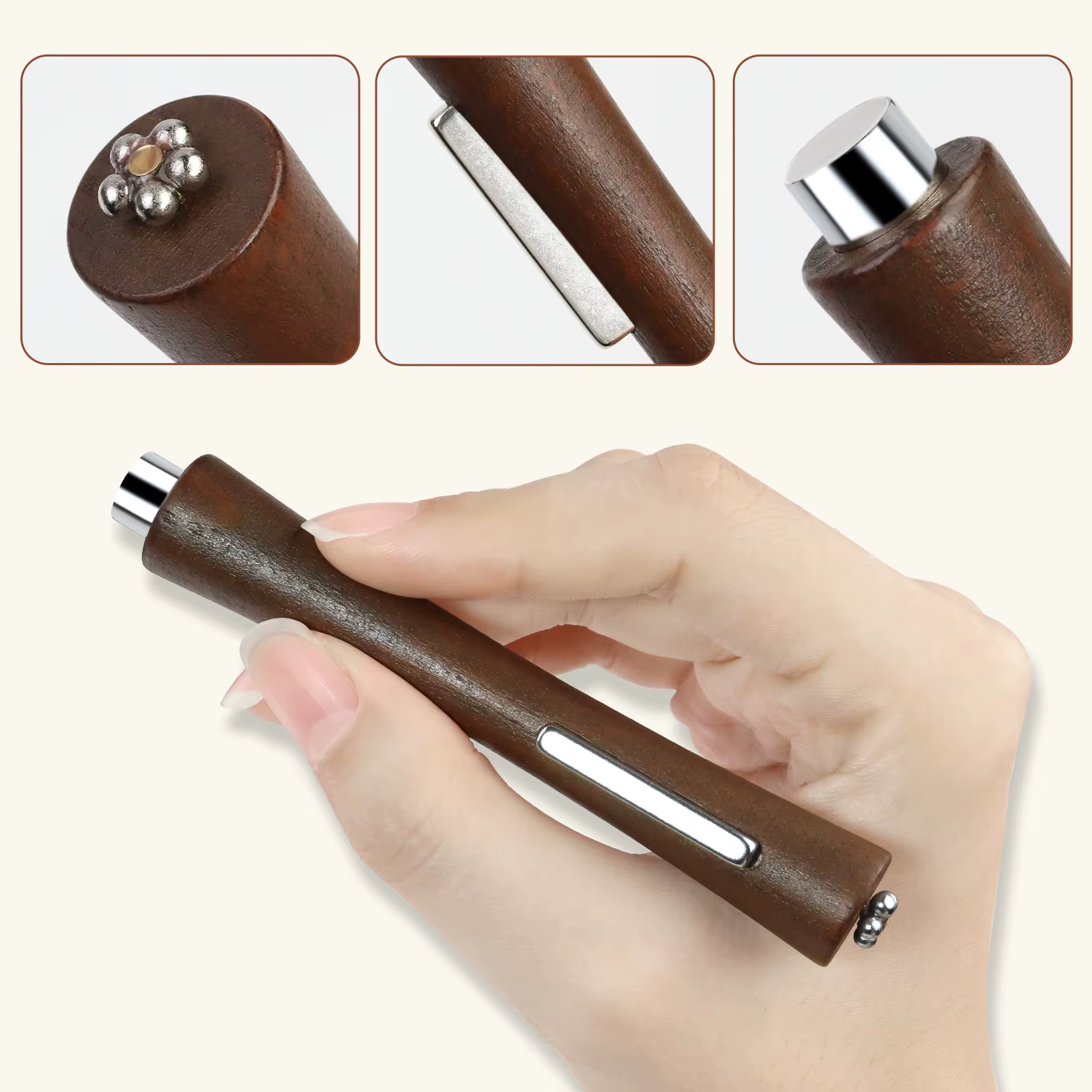 Bâton magnétique multifonctionnel puissant 3 en 1 pour Nail Art, avec fer en forme de Y, pour vernis